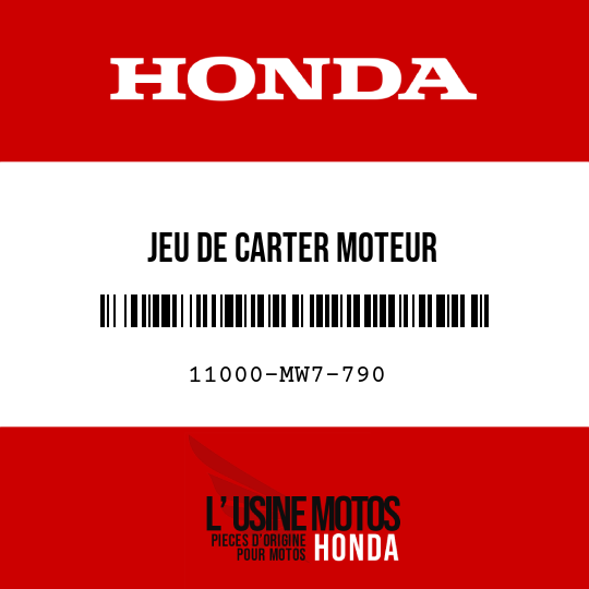 image de 11000-MW7-790 JEU DE CARTER MOTEUR