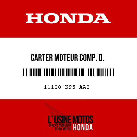 image de 11100-K95-AA0 CARTER MOTEUR COMP. D.
