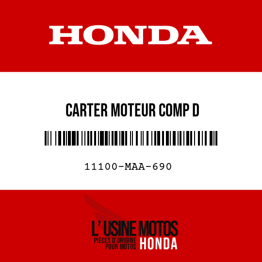 image de 11100-MAA-690 CARTER MOTEUR COMP D