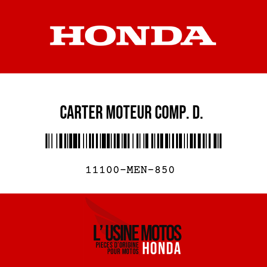 image de 11100-MEN-850 CARTER MOTEUR COMP. D.