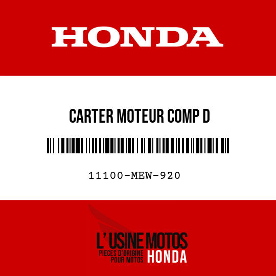 image de 11100-MEW-920 CARTER MOTEUR COMP D