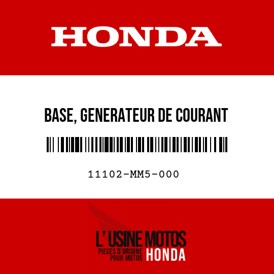 image de 11102-MM5-000 BASE, GENERATEUR DE COURANT ALTERNATIF