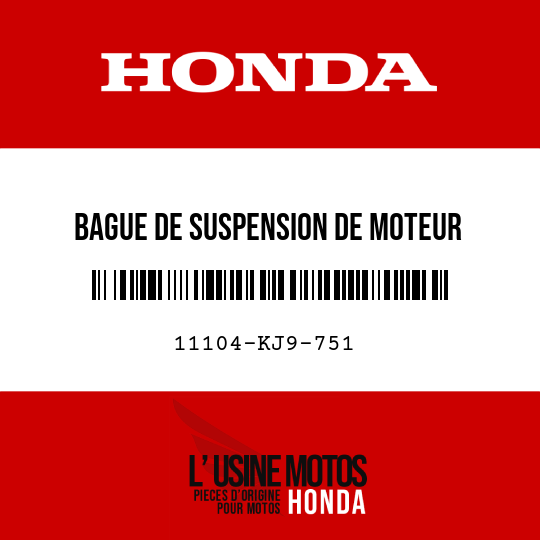 image de 11104-KJ9-751 BAGUE DE SUSPENSION DE MOTEUR EXTERIEURE G