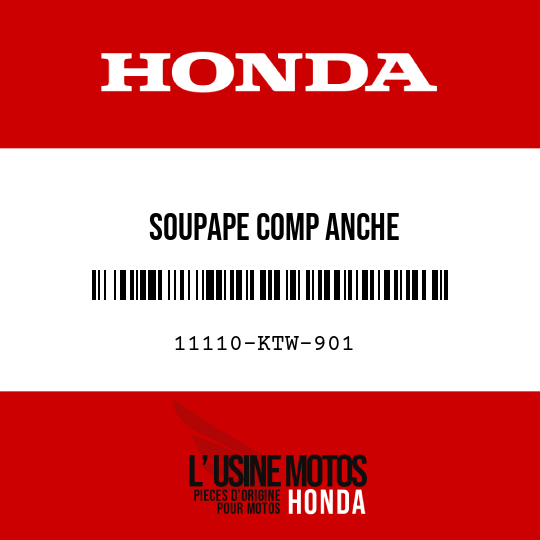 image de 11110-KTW-901 SOUPAPE COMP ANCHE