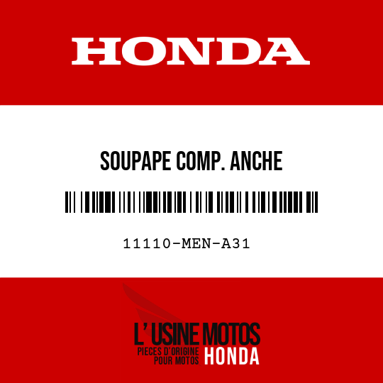 image de 11110-MEN-A31 SOUPAPE COMP. ANCHE