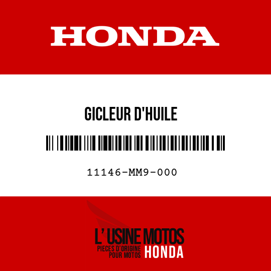 image de 11146-MM9-000 GICLEUR D'HUILE