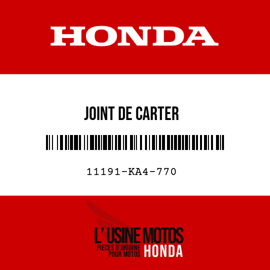 image de 11191-KA4-770 JOINT DE CARTER