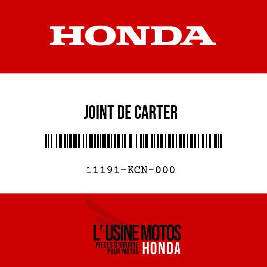 image de 11191-KCN-000 JOINT DE CARTER