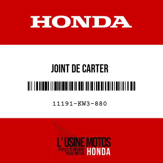 image de 11191-KW3-880 JOINT DE CARTER