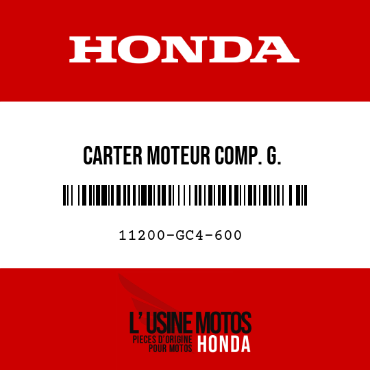 image de 11200-GC4-600 CARTER MOTEUR COMP. G.