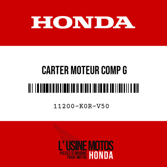 image de 11200-K0R-V50 CARTER MOTEUR COMP G