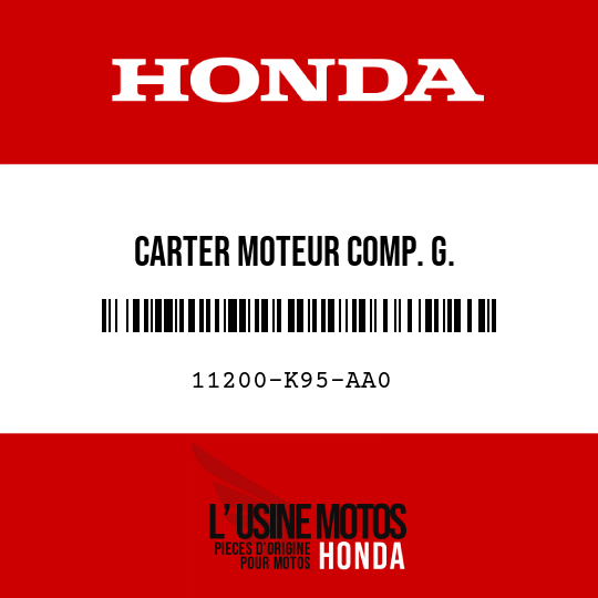 image de 11200-K95-AA0 CARTER MOTEUR COMP. G.