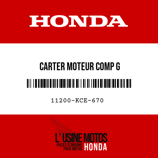 image de 11200-KCE-670 CARTER MOTEUR COMP G