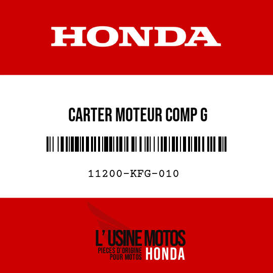 image de 11200-KFG-010 CARTER MOTEUR COMP G