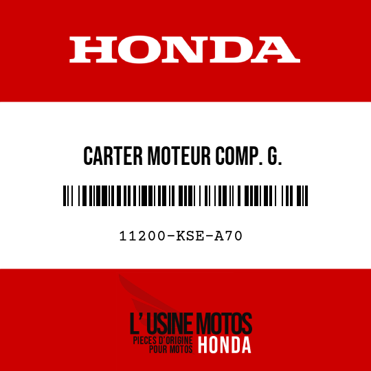 image de 11200-KSE-A70 CARTER MOTEUR COMP. G.