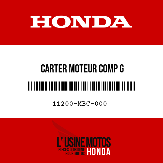 image de 11200-MBC-000 CARTER MOTEUR COMP G
