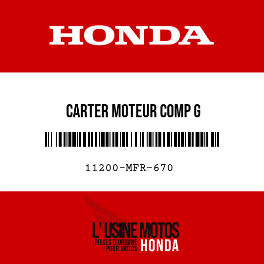 image de 11200-MFR-670 CARTER MOTEUR COMP G