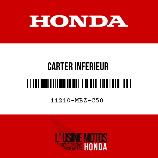 image de 11210-MBZ-C50 CARTER INFERIEUR