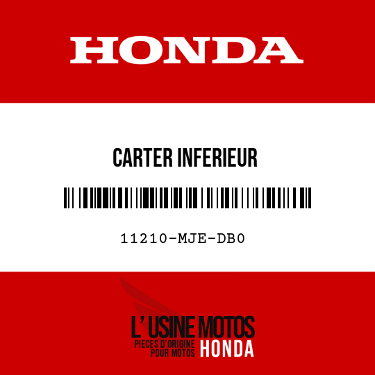 image de 11210-MJE-DB0 CARTER INFERIEUR