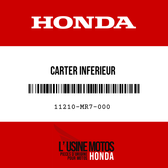 image de 11210-MR7-000 CARTER INFERIEUR