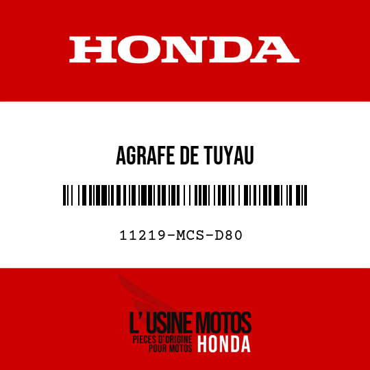 image de 11219-MCS-D80 AGRAFE DE TUYAU