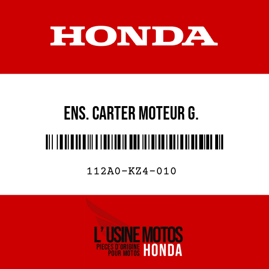 image de 112A0-KZ4-010 ENS. CARTER MOTEUR G.