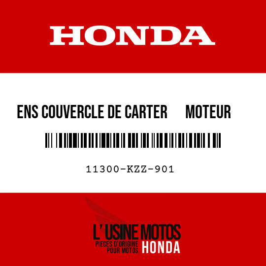 image de 11300-KZZ-901 ENS COUVERCLE DE CARTER      MOTEUR D