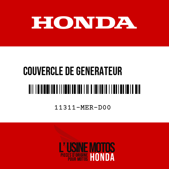 image de 11311-MER-D00 COUVERCLE DE GENERATEUR       IMPULSIONS
