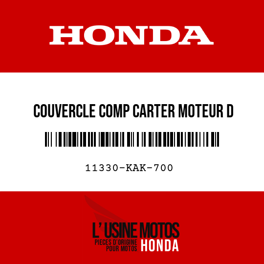 image de 11330-KAK-700 COUVERCLE COMP CARTER MOTEUR D