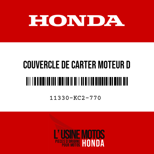 image de 11330-KC2-770 COUVERCLE DE CARTER MOTEUR D
