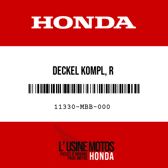 image de 11330-MBB-000 DECKEL KOMPL, R