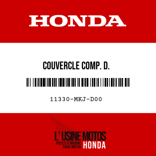 image de 11330-MKJ-D00 COUVERCLE COMP. D.