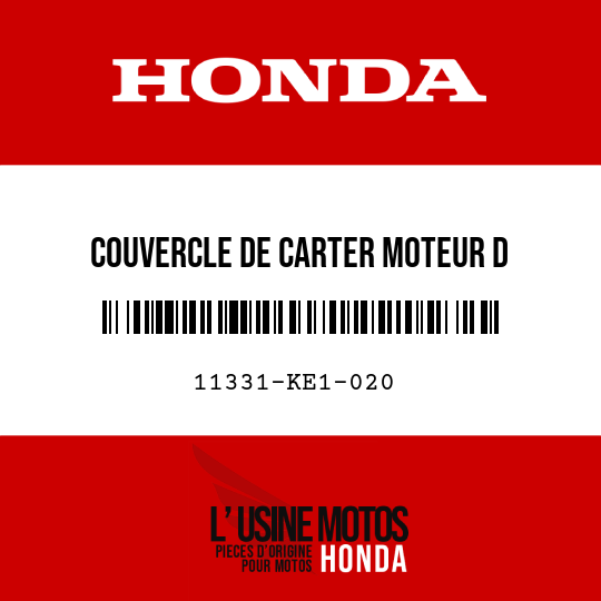 image de 11331-KE1-020 COUVERCLE DE CARTER MOTEUR D
