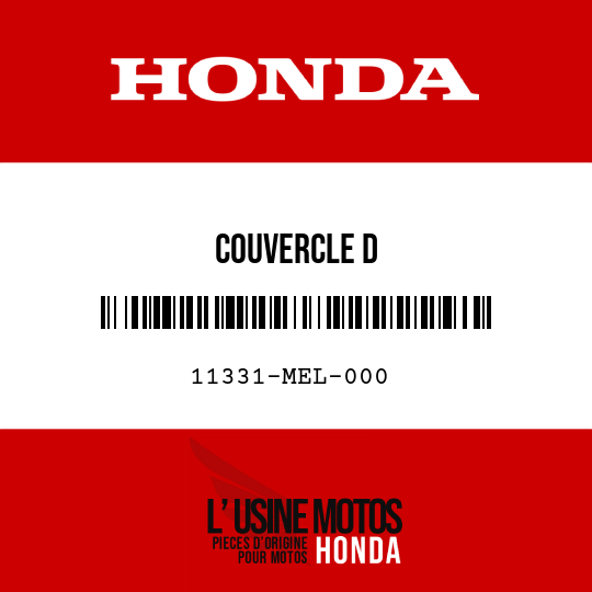 image de 11331-MEL-000 COUVERCLE D