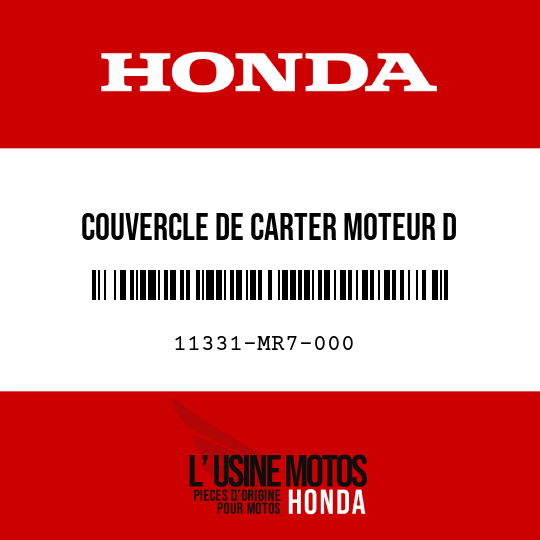 image de 11331-MR7-000 COUVERCLE DE CARTER MOTEUR D
