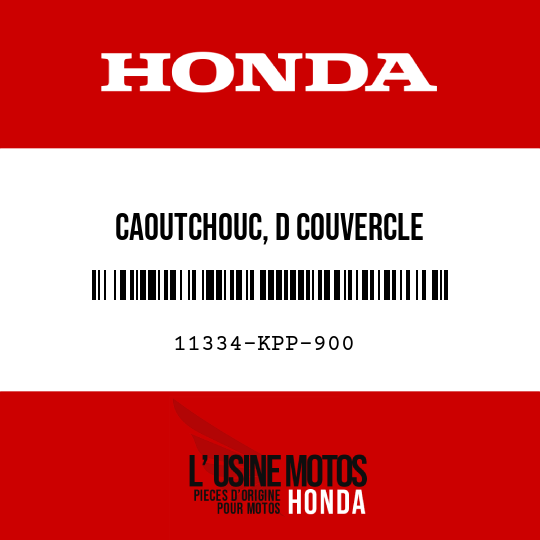 image de 11334-KPP-900 CAOUTCHOUC, D COUVERCLE
