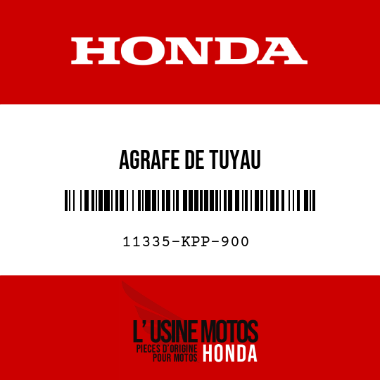 image de 11335-KPP-900 AGRAFE DE TUYAU