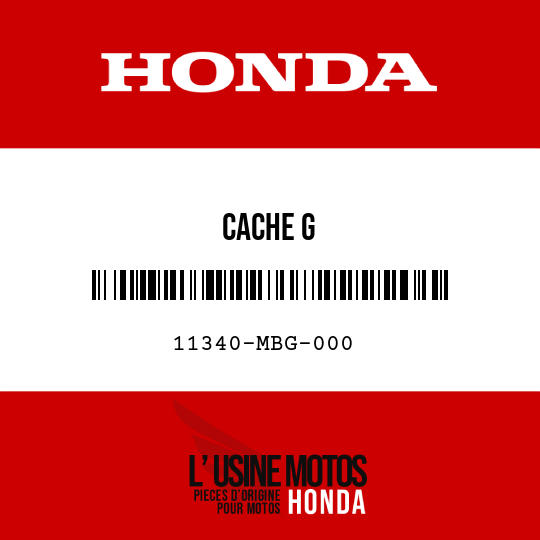 image de 11340-MBG-000 CACHE G