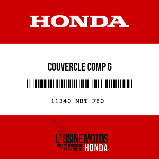 image de 11340-MBT-F80 COUVERCLE COMP G