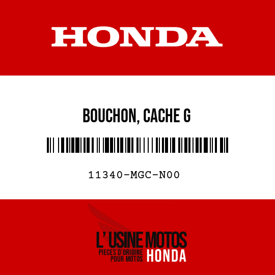 image de 11340-MGC-N00 BOUCHON, CACHE G