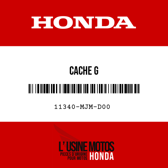 image de 11340-MJM-D00 CACHE G