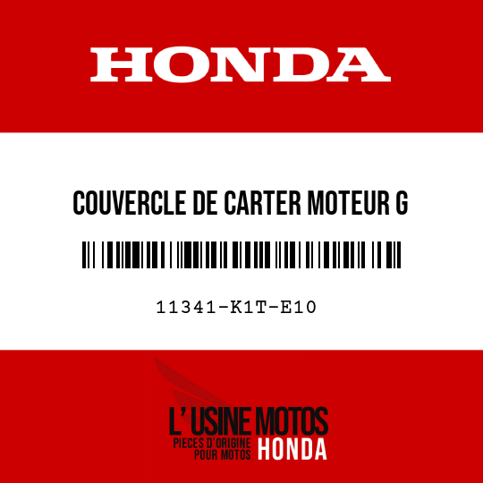 image de 11341-K1T-E10 COUVERCLE DE CARTER MOTEUR G