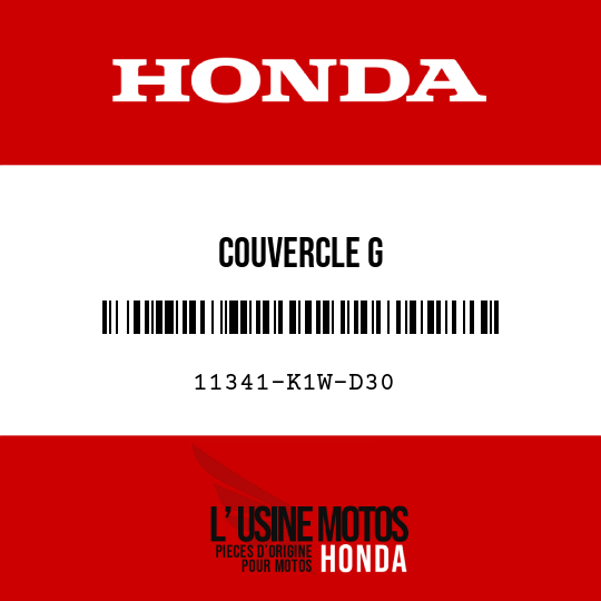 image de 11341-K1W-D30 COUVERCLE G