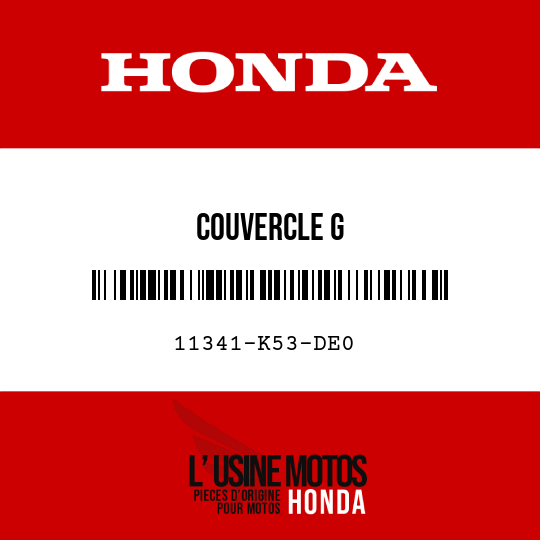 image de 11341-K53-DE0 COUVERCLE G