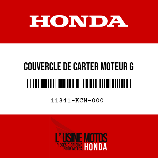 image de 11341-KCN-000 COUVERCLE DE CARTER MOTEUR G
