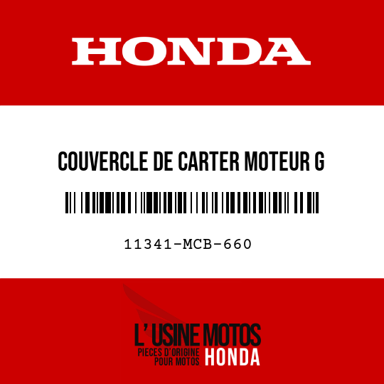 image de 11341-MCB-660 COUVERCLE DE CARTER MOTEUR G