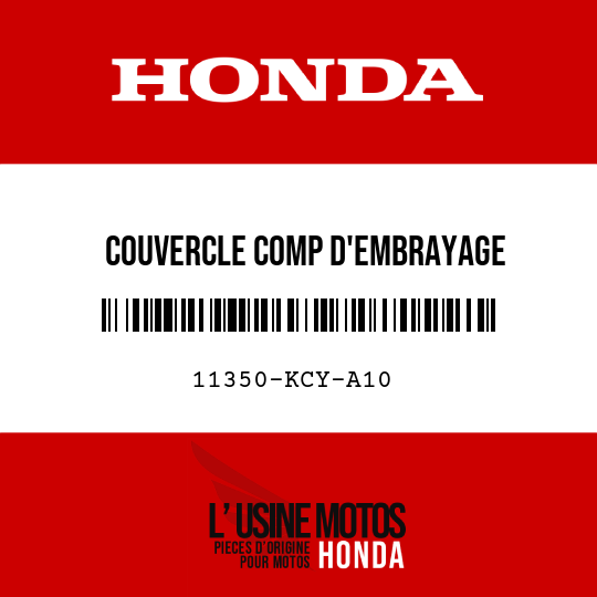 image de 11350-KCY-A10 COUVERCLE COMP D'EMBRAYAGE