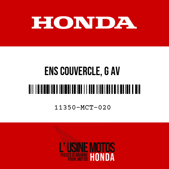 image de 11350-MCT-020 ENS COUVERCLE, G AV