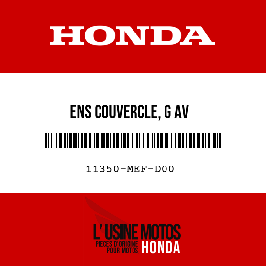 image de 11350-MEF-D00 ENS COUVERCLE, G AV