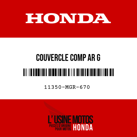 image de 11350-MGR-670 COUVERCLE COMP AR G